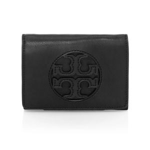 Authentic Tory Burch Tri-Fold Leather Wallet